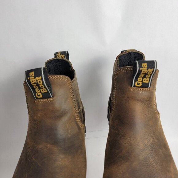 Georgia Boot Mens 10.5 Eagle One Steel Toe Waterproof Chelsea Work Boot - Picture 5 of 16